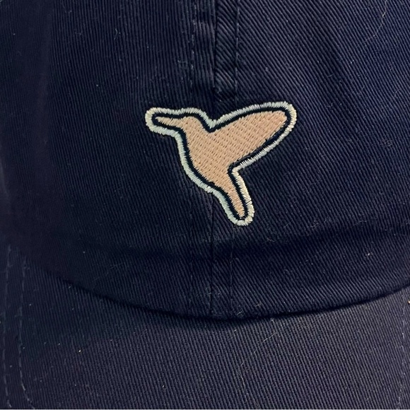 Birddogs Logo Baseball Hat Navy Blue w/Pink Logo 100% Cotton Adjustable Preppy - Picture 3 of 5